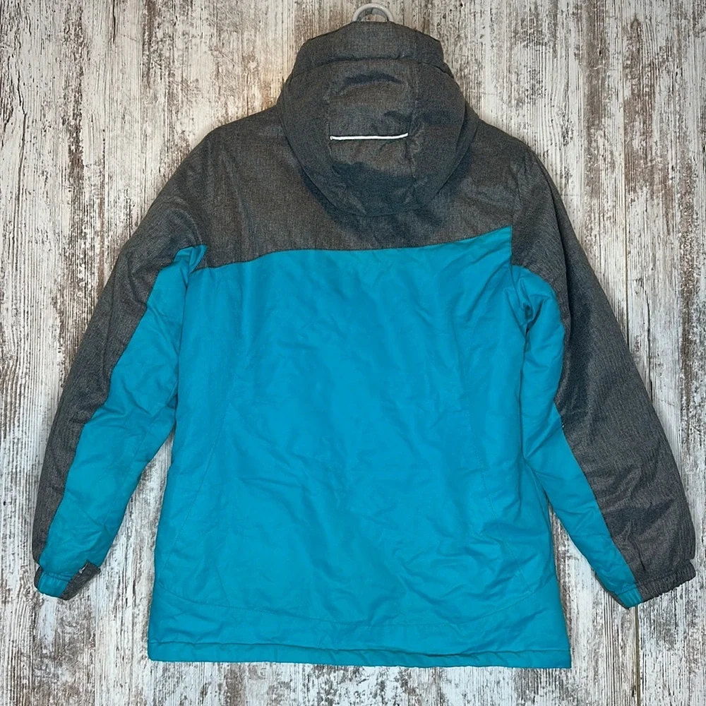 Gerry Snow Winter Jacket 3 in 1 Hooded System size Kids L-14/16 Teal & Gray